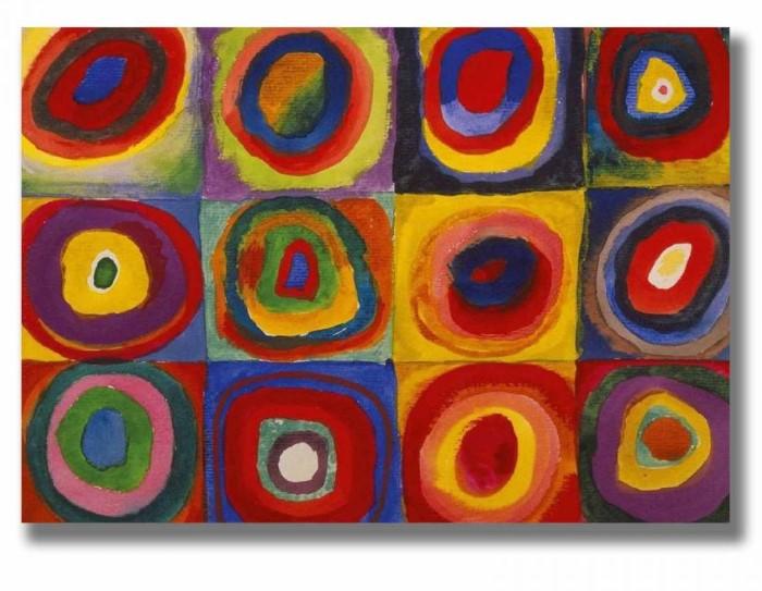 Wallity 70100KANDINSKY008 Декоративна слика, 70x100 см