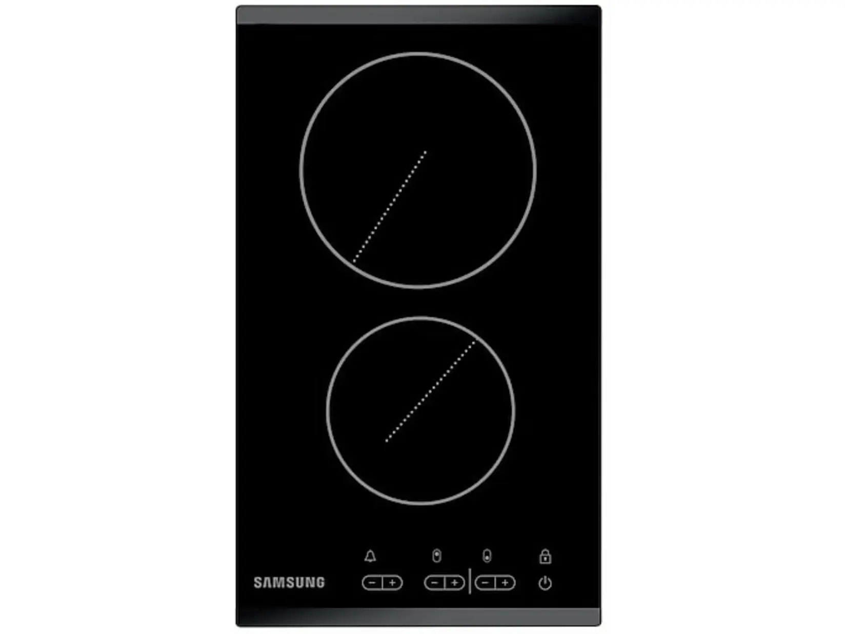 Samsung C21RJAN/BOL Вградена плоча, 2 рингли, црна