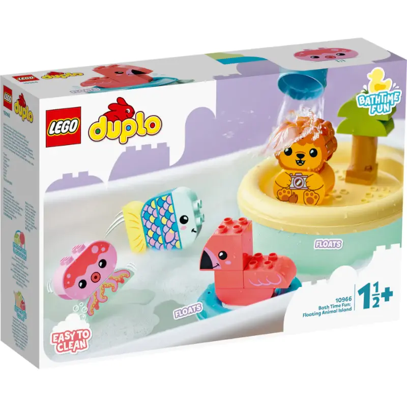 Lego Duplo Коцки  Bath Time Fun: Floating Animal Island 10966
