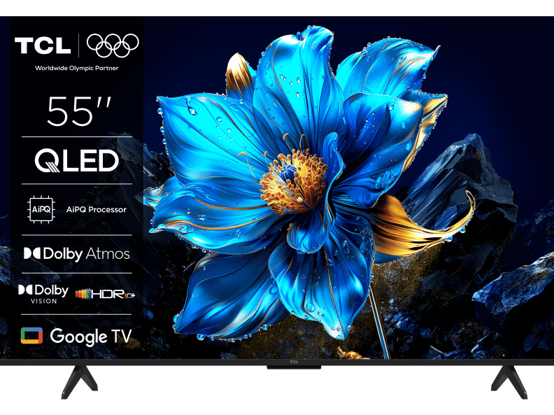 TCL Телевизор 55" P7K 4K QLED ТВ 60 Hz Google TV