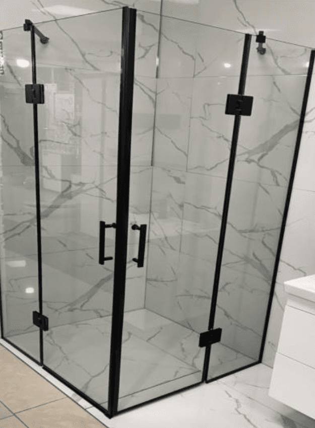 AQUALUX Параван Iris black 8мм проdzирна