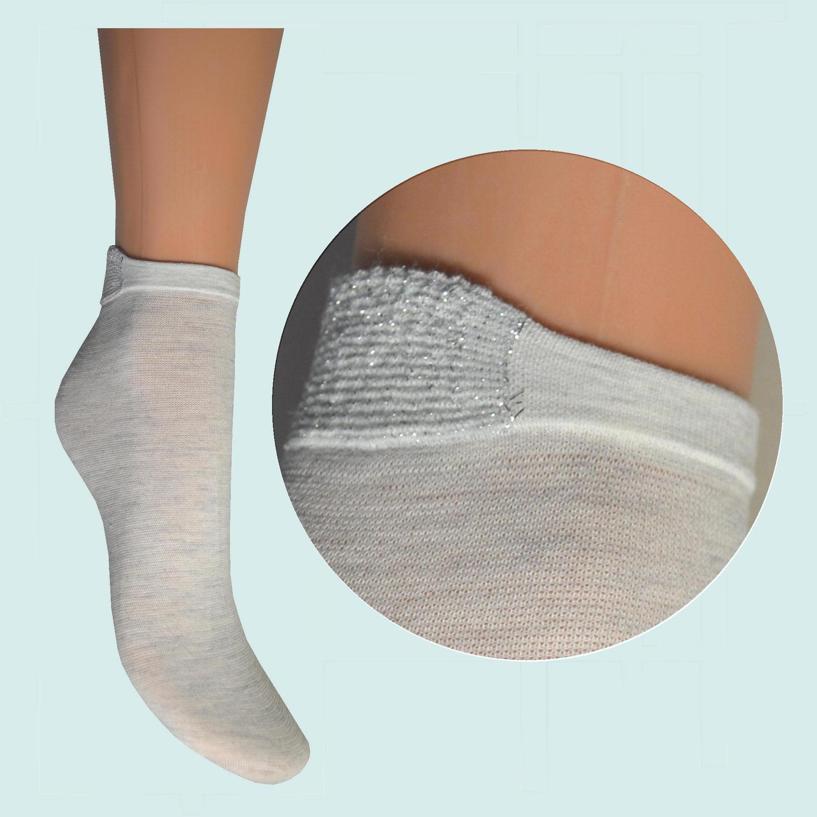 ARAI Женски памучни сокни класик со ламе