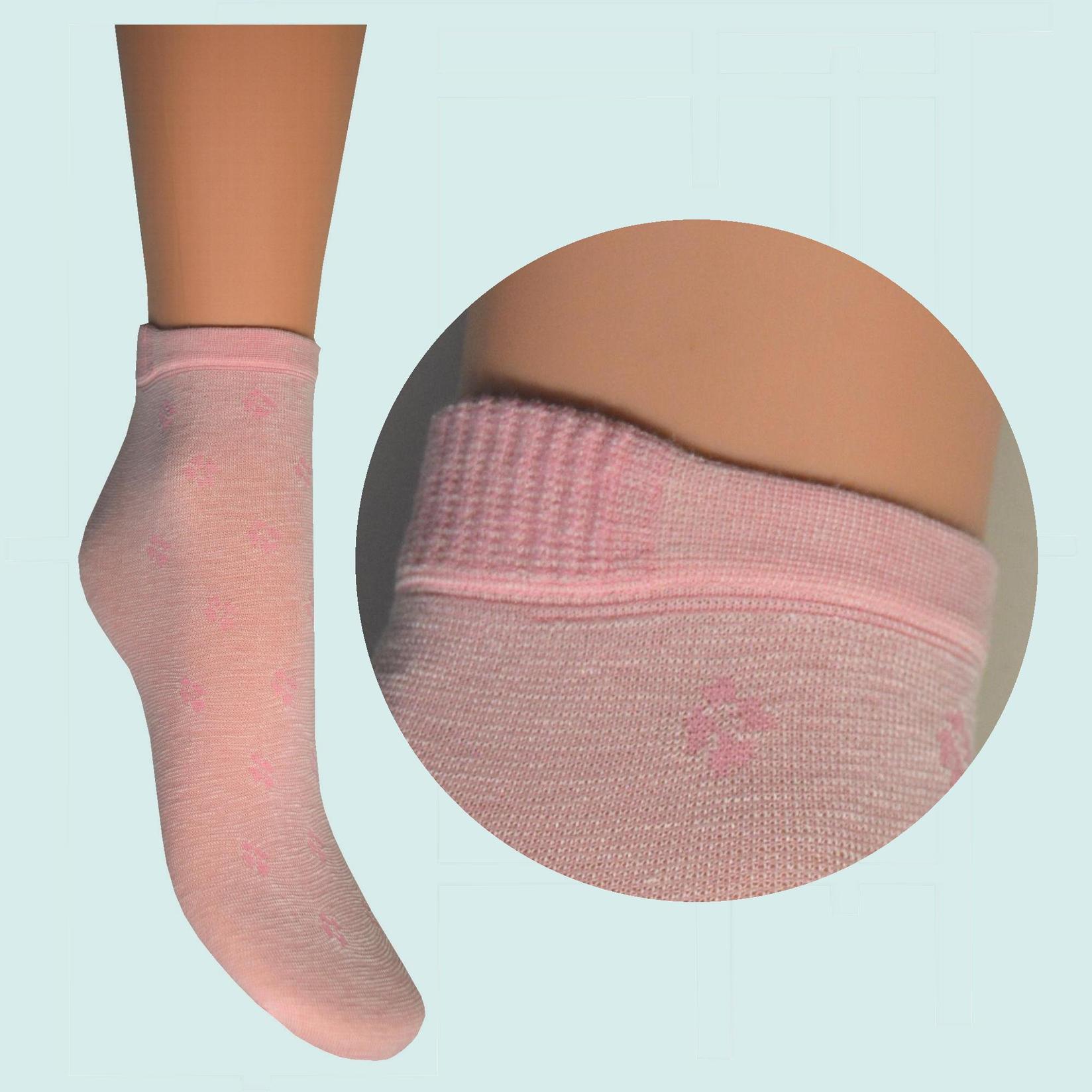 ARAI Женски памучни сокни класик со цветчиња