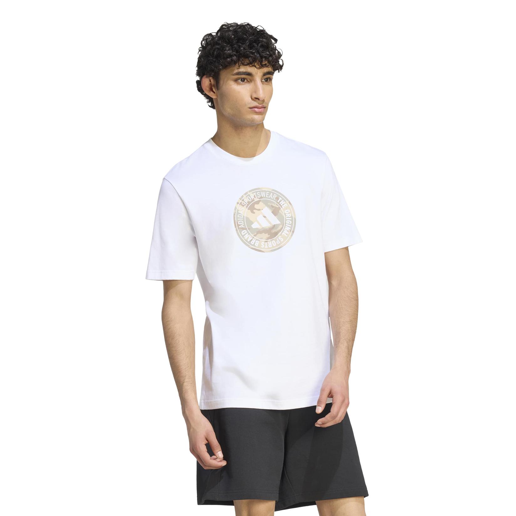 Adidas Машка маица M Camo Cir T, KC7163, бела