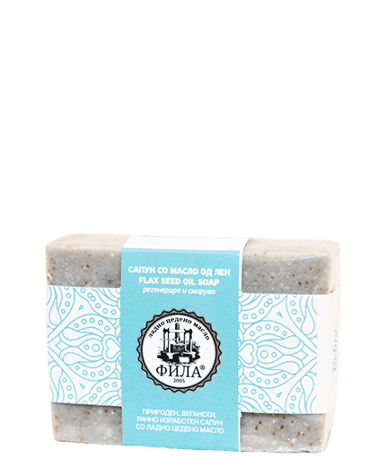 ФИЛА Сапун со ладно цедено масло од лен 100гр.