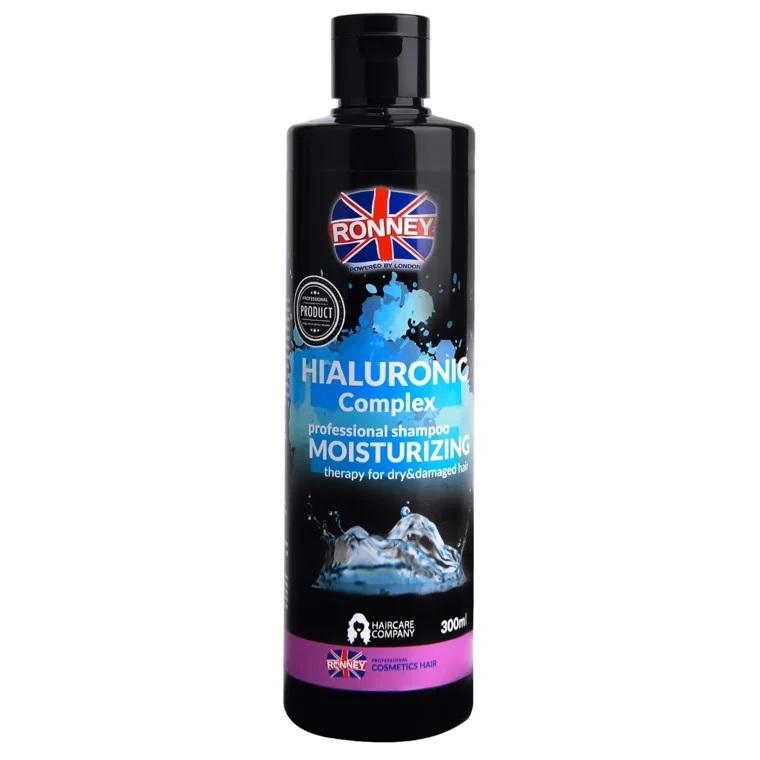 RONNEY Професионален шампон за хидратација на сува и оштетена коса - HIALURONIC COMPLEX 300мл