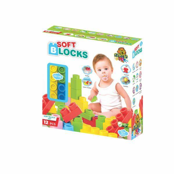 Коцки Soft Blocks 12PCS