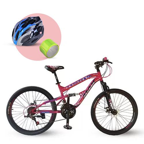 MAX Велосипед Reazor 8.0 24'' розов + гратис кацига и реф.лента