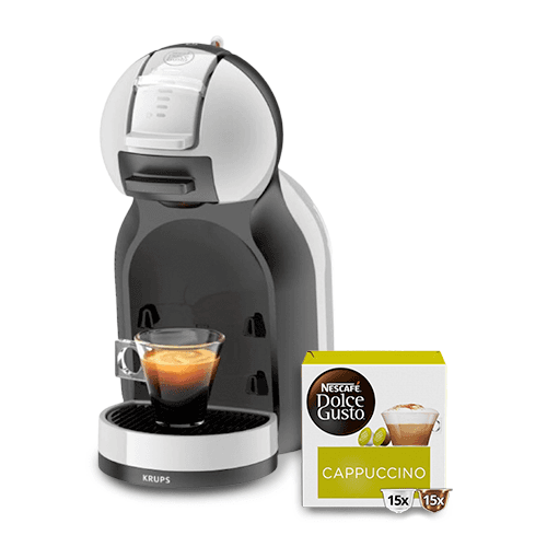 KRUPS Кафемат NESCAFE Dolce Gusto Mini Me + 30 Dolce Gusto cappucino капсули