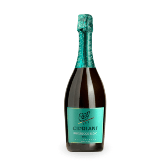 CIPRIANI Вино пенливо бело Prosecco Millesimato Brut DOC 750ml