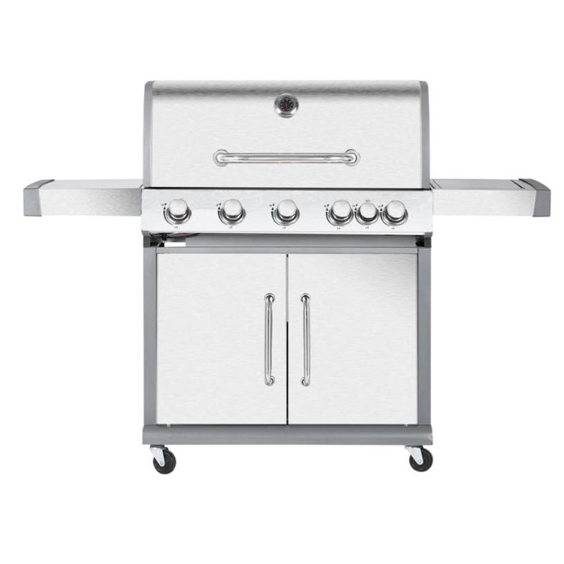 Скара на гас со пет горилници и странична рингла