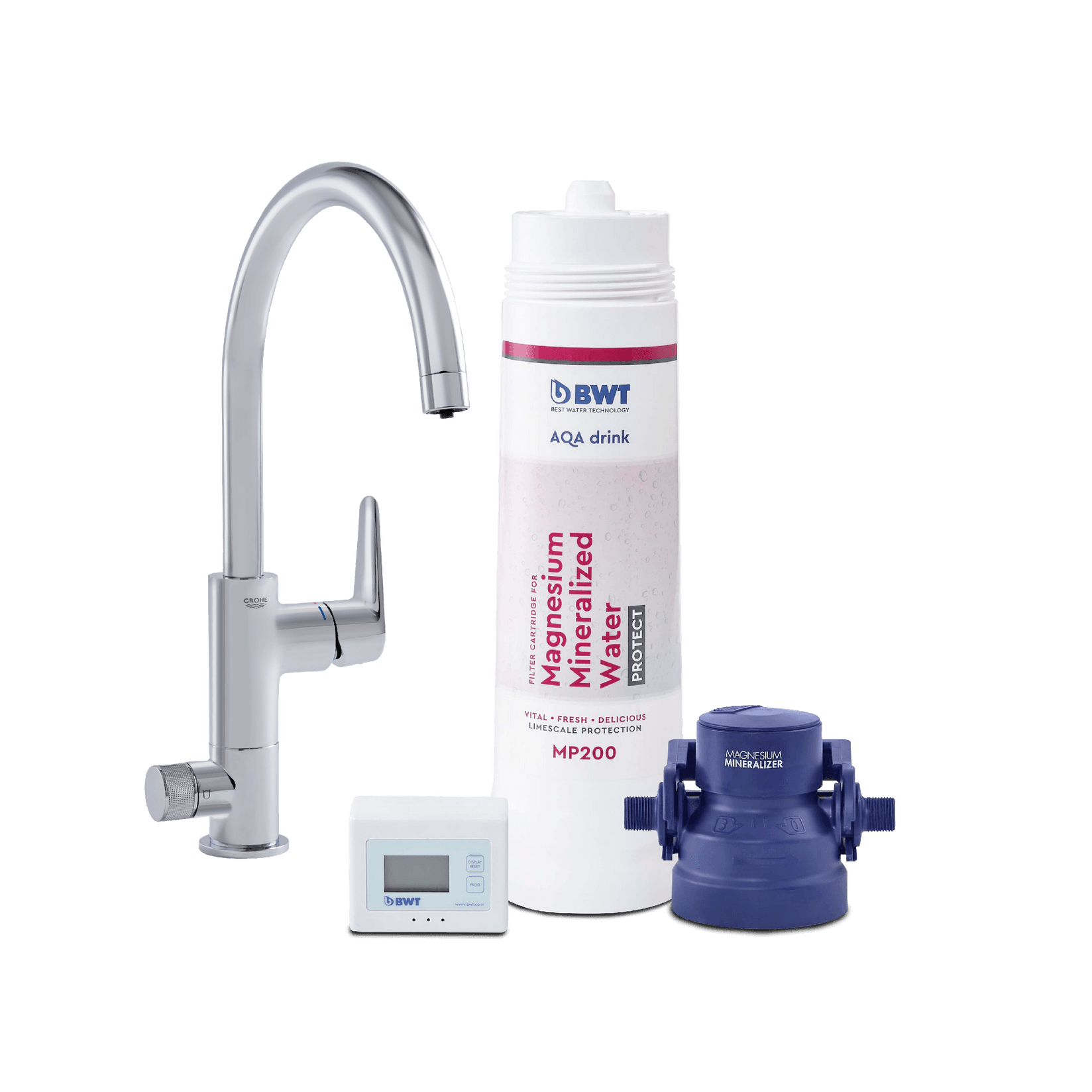 BWT Aqa Drink Pure Urban со Grohe Kујнска батерија