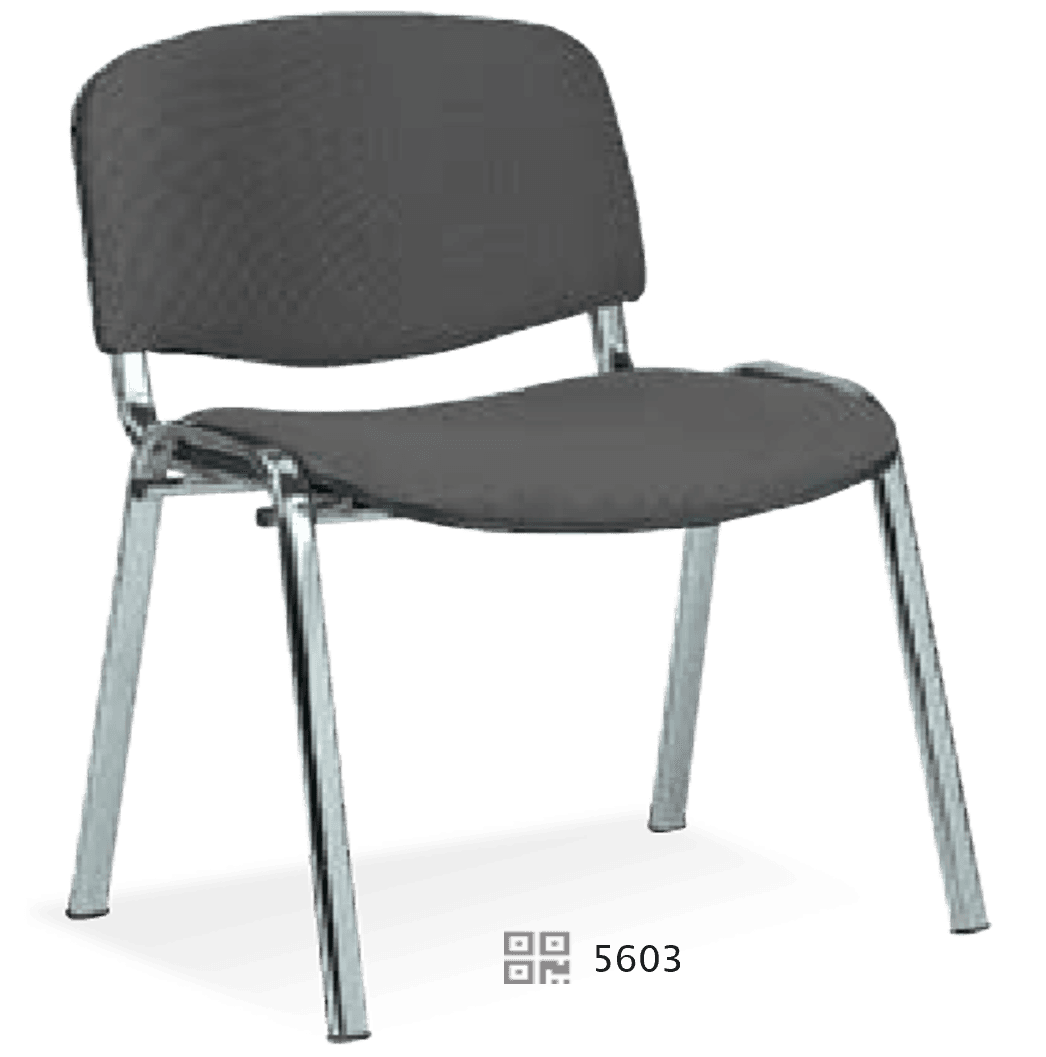 ANTARES Посетителски стол Таурус хром основа сив