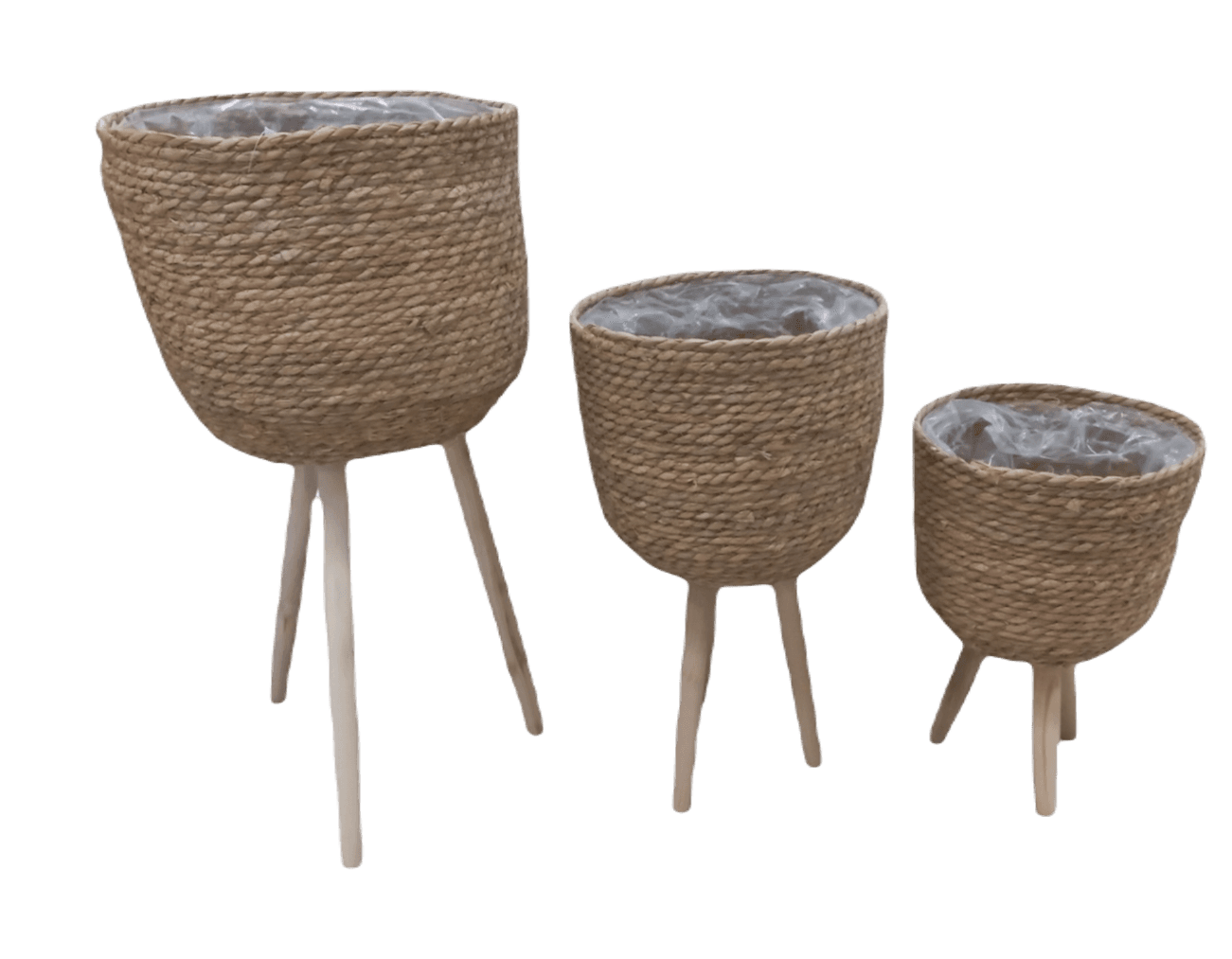 Сет Саксии Со Дрвени Ногарки Бохо 1/3 Xt-257B