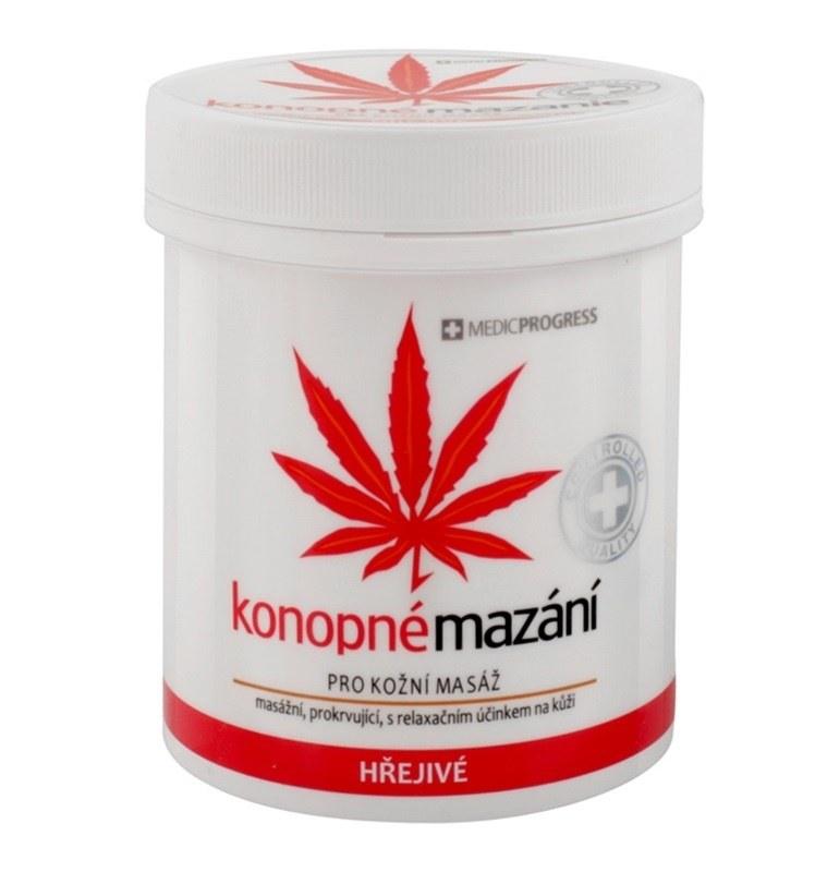 MEDICPROGRESS Црвена крема од коноп за загревање 250 ml