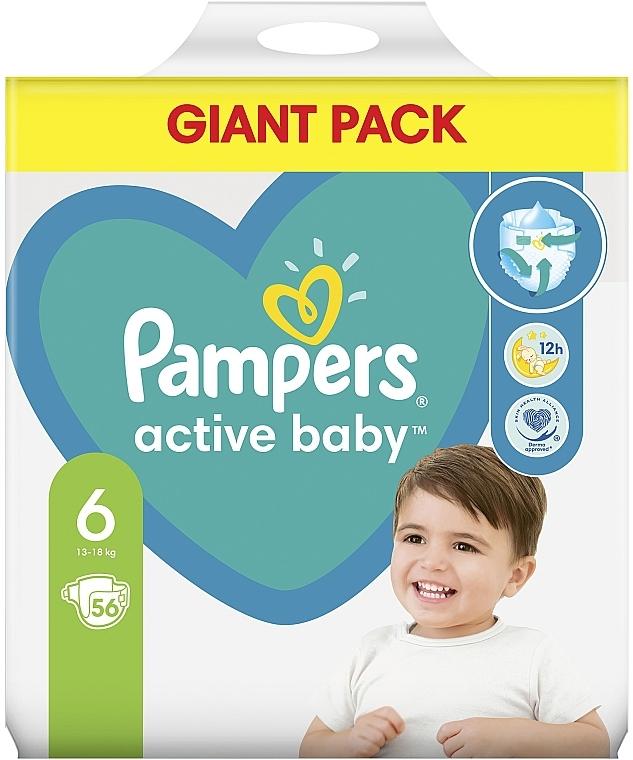 PAMPERS Пелени 13-18kg/56 - 6