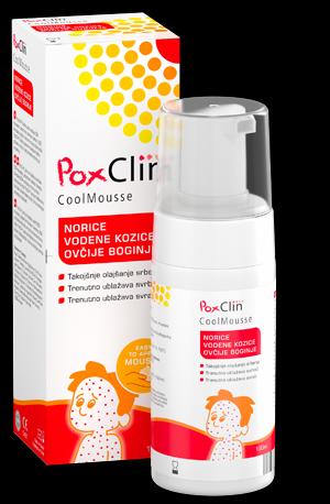 POXCLIN Poxclin® cool mousse - за нега на деца со овчи сипаници