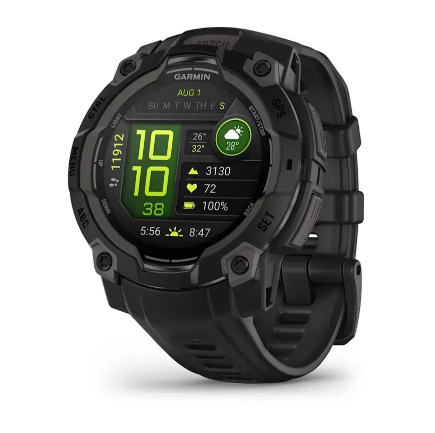 Garmin Смарт часовник Instinct 3 – 45 mm, AMOLED Black