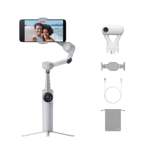 INSTA 360 Стабилизатор за смартфони Flow 2 Pro AI Tracker / Stone Gray - 3-осен