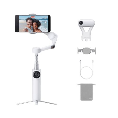 Insta360 Стабилизатор Flow 2 AI Tracker, Бела