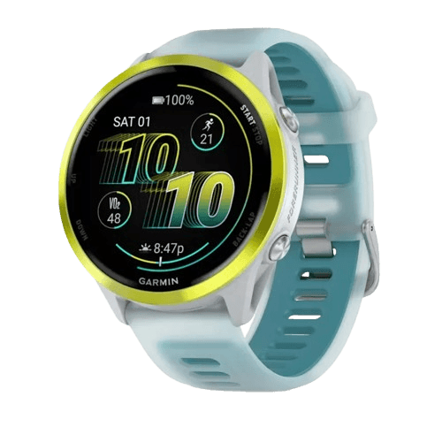 Garmin Forerunner 570 - 47Mm Amp Yellow Aluminum Translucent Whitestone/Turquoise
