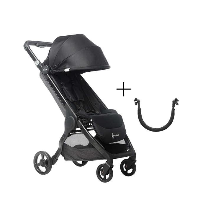 Ergobaby Metro+ Градска количка црна+ бампер