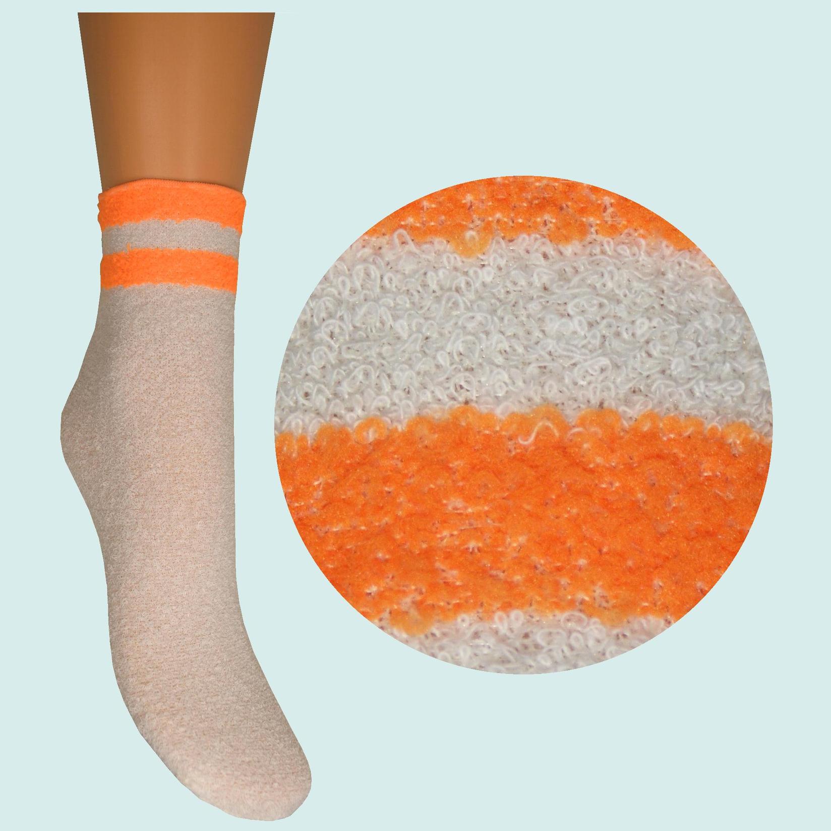 ARAI Женски Чорапи Фротир Бела со Портокалова