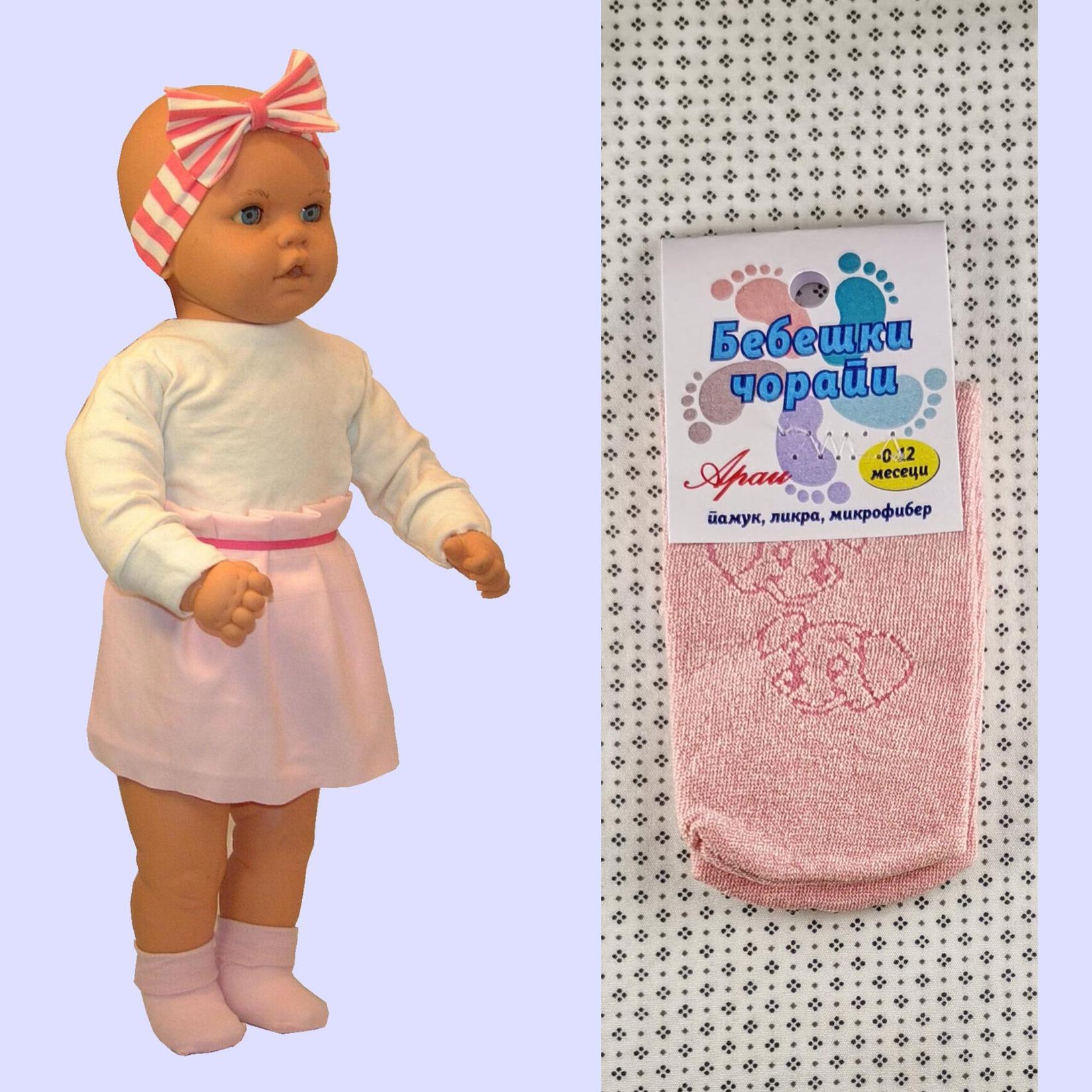 Selected image for ARAI Бебешки памучни чорапи со дезен