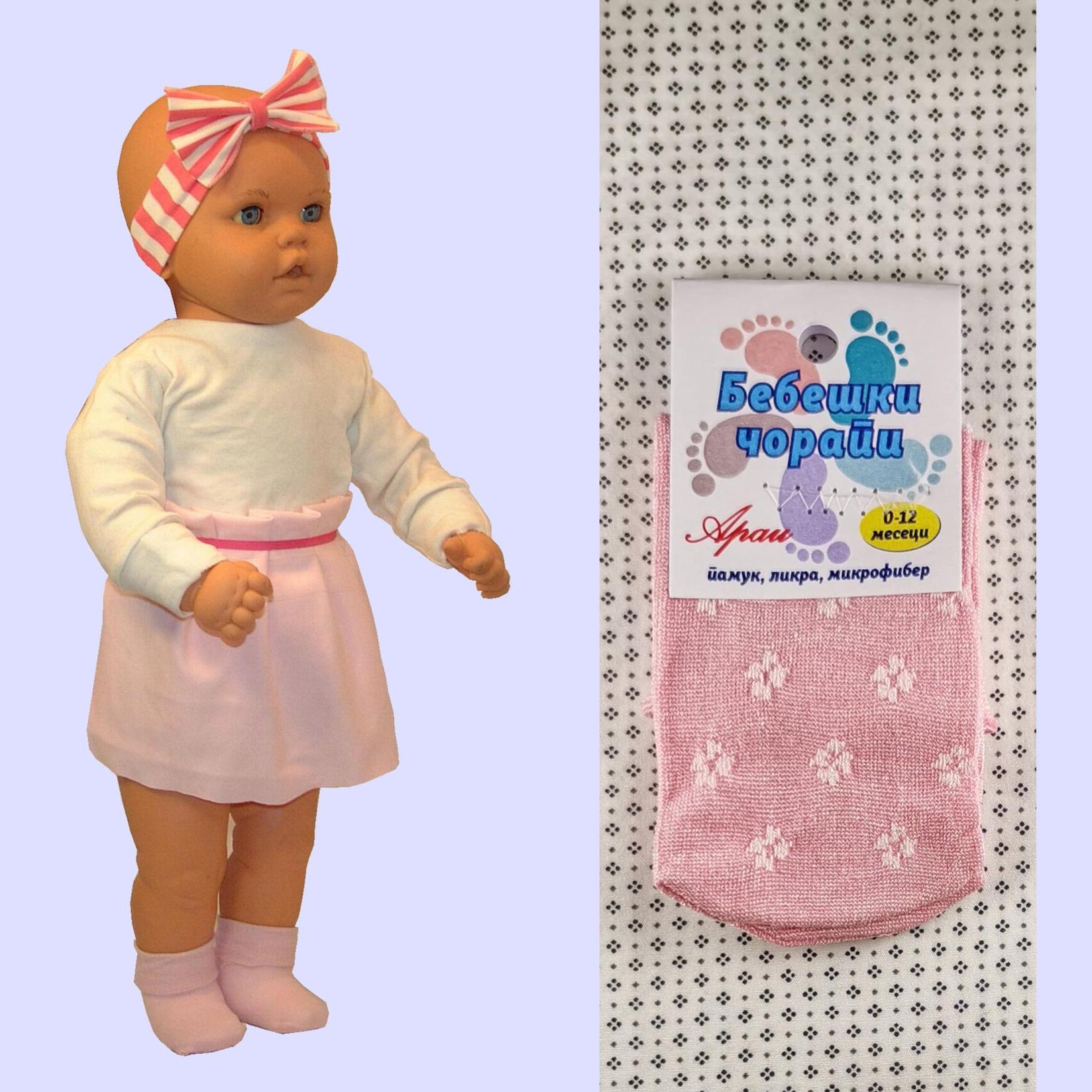 Selected image for ARAI Бебешки памучни чорапи со дезен