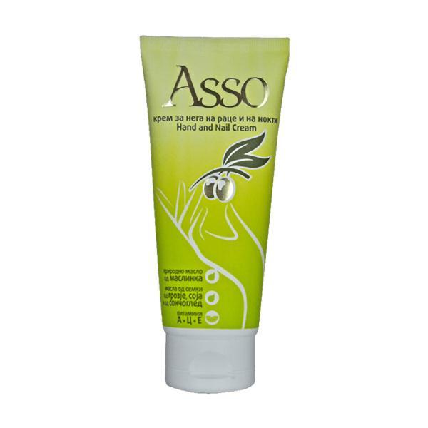 ALKALOID Asso заштитен крем за нега на раце и нокти со маслинка крема , 100 ml