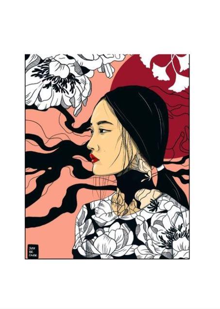 Уметничка слика  „Bloody Moon"од Нина Симовска