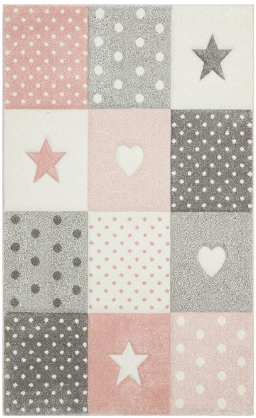 Тепих Conceptum Hypnose Kds 05, 120x180cm, сиво-розев