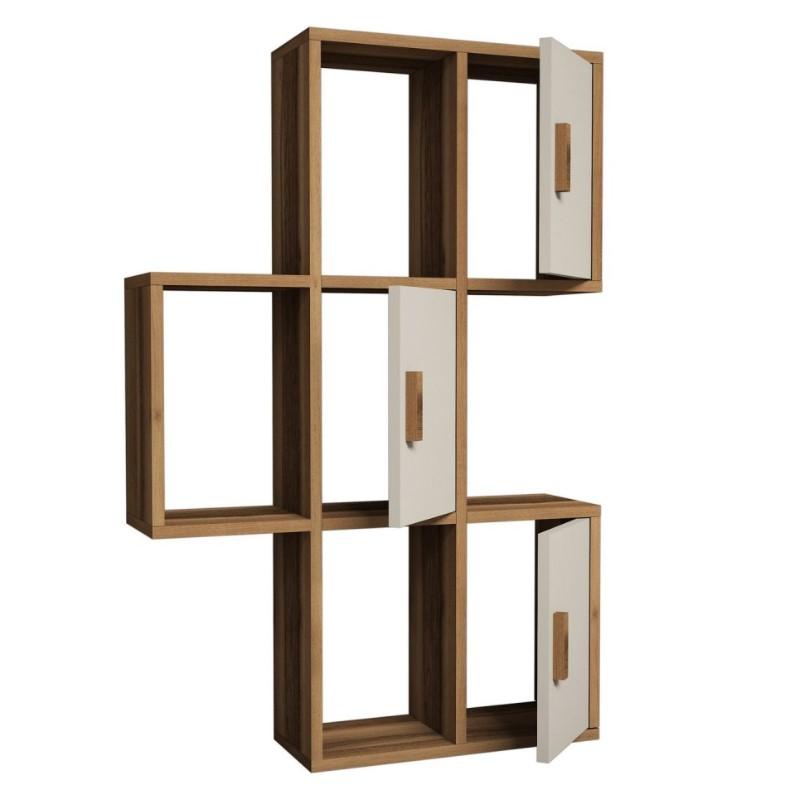 Dzидна полица Hanah Home Flora, кафеава