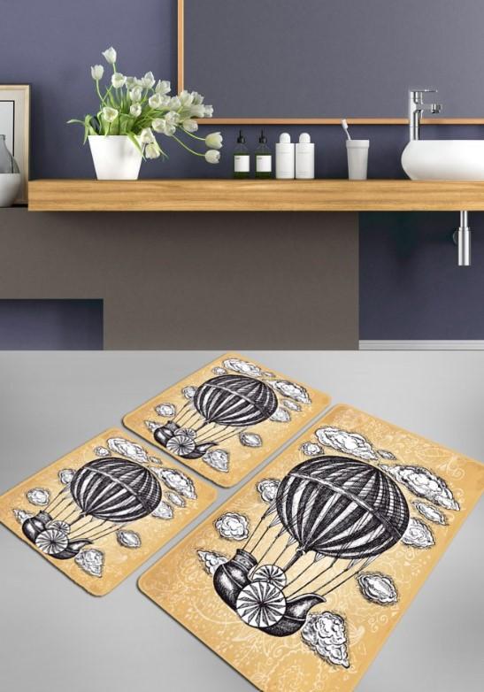 L'essentiel Maison МАС за бања Пропелер, 3 парчиња, Шарена