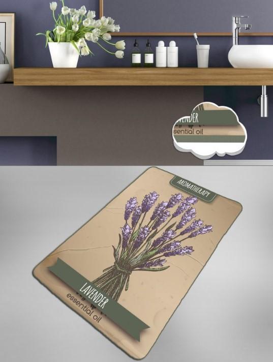 L'essentiel Maison тепих за бања мирис, 80x100cm, крем