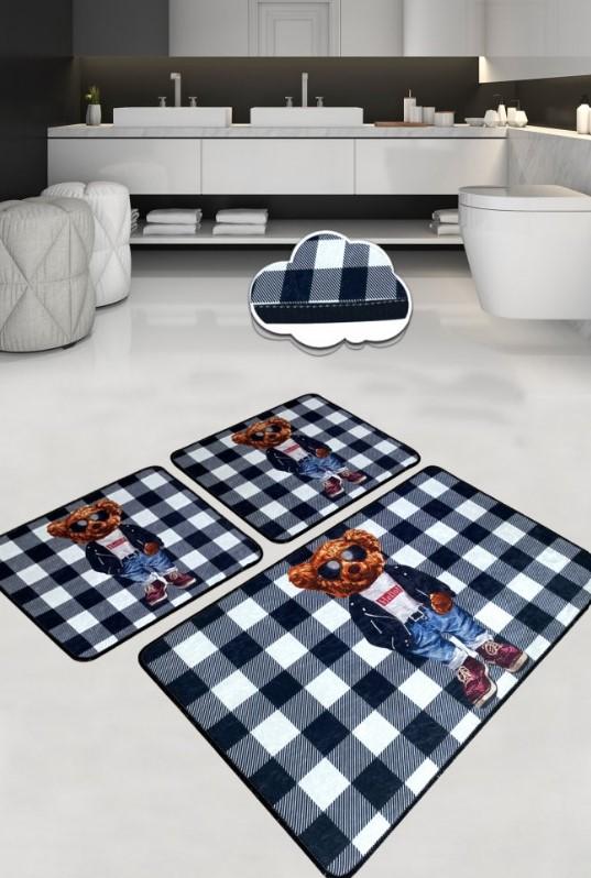 L'essentiel Maison Простирка за капење Heat, 3 парчиња, Teget