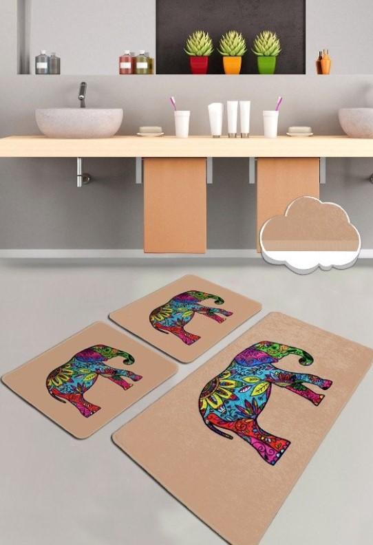 L'essentiel Maison подло за бања Olifant, 3 парчиња, беж