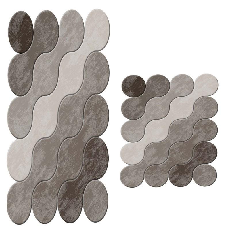 L'essentiel Maison 21011715KA Пастир за бања, 2 парчиња, сив