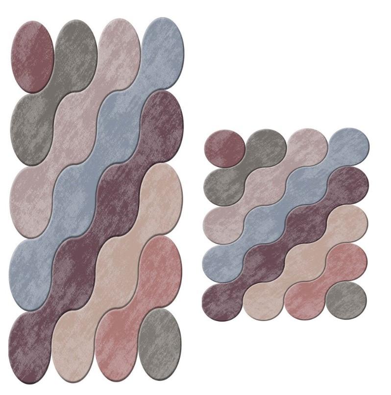 L'essentiel Maison 21011715RN Пастир за бања, 2 парчиња, Шарена