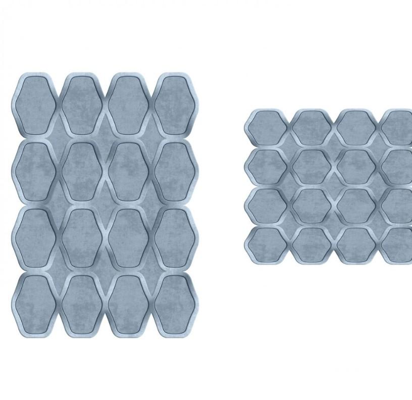 L'essentiel Maison 21014615MV Пастир за бања, 2 парчиња, сина