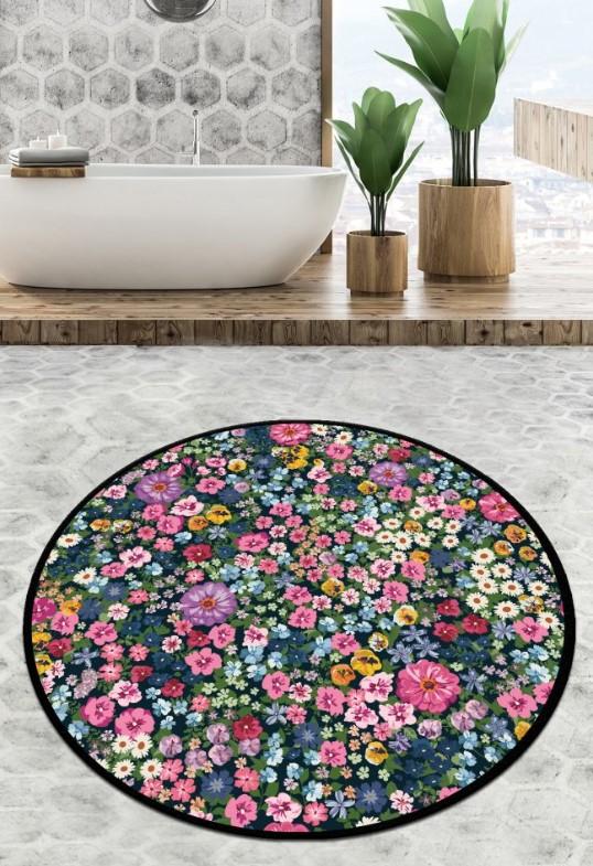 Тепих за бања L'essentiel Maison Antoryum, 80cm, Шарена