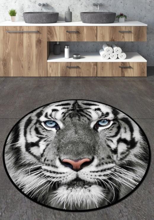 Килим за бања L'essentiel Maison Hunter, 100cm, сив