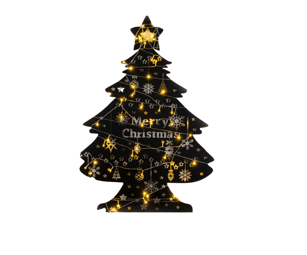 Wallity декорација за dzид XMASBLACK-031, 70x100 см, црна