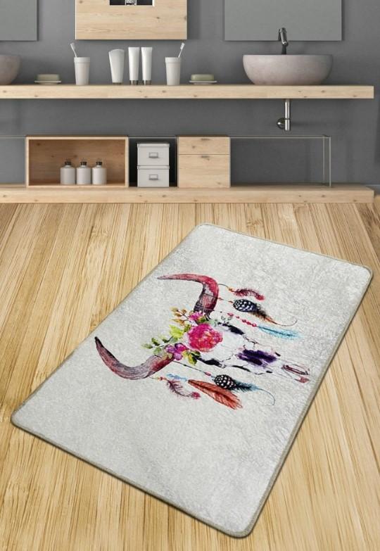 Килим за бања L'Essentiel Maison Cervo, 70x120cm, сив