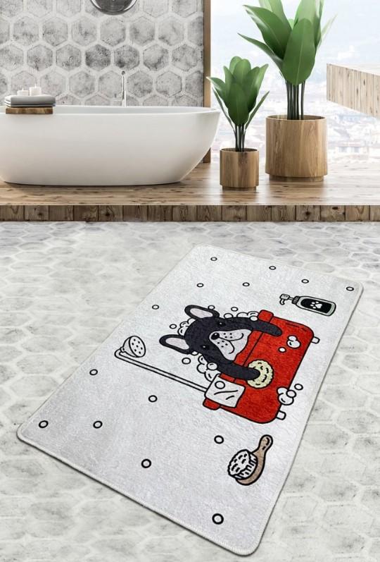 Подлога за капење L'Essentiel Maison за кучиња, 70x120 см, сива