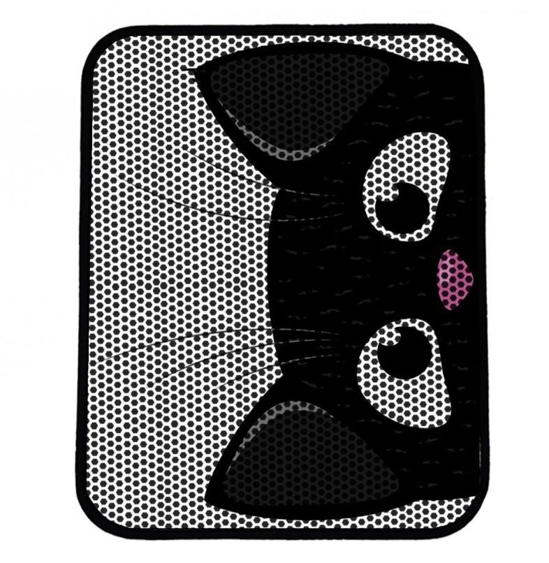 Wallxpert Nrszn0146 Подлога за мачки, 45x60 см, црно-бела