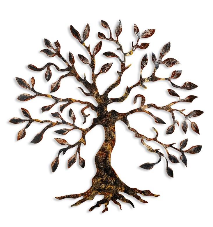 Wallity декорација за dzид елка - 3, 60 см, шарена