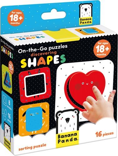 BANANA PANDA On-the-Go Puzzle Discovering Shapes Креаивен Сет (18m+)