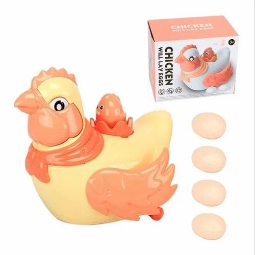 Детска играчка кокошка што несе јајца
