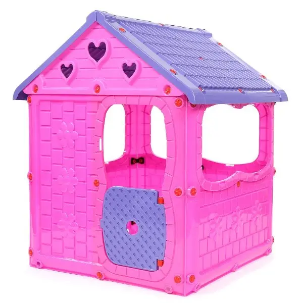 Детска куќичка со срциња – розе 8102